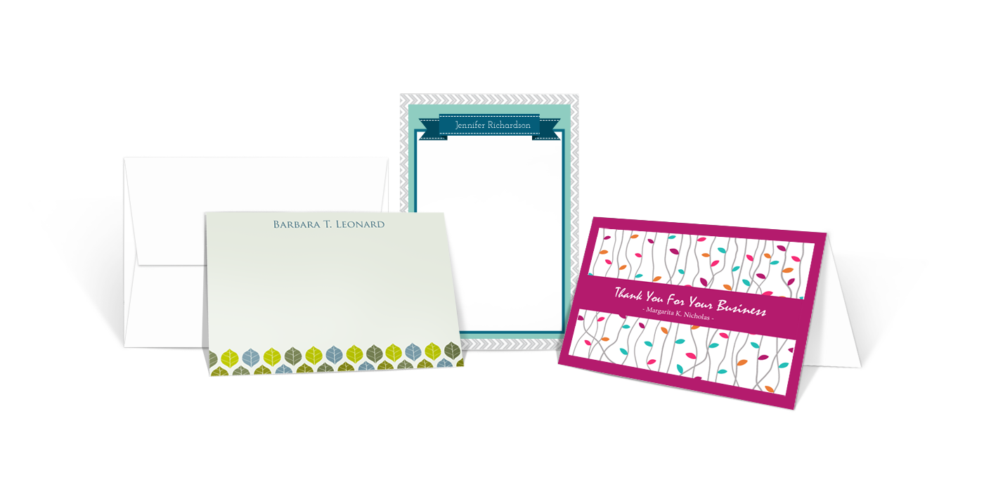 Custom Note Cards Note Card Printing